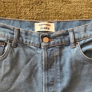 Reformation Jeans - Cynthia High Relaxed - Mykonos Wash